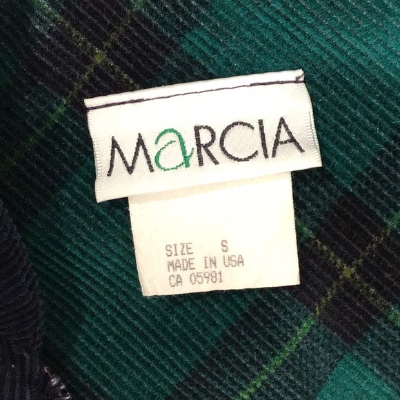 Vintage retro corduroy blue/green bomber jacket - Picture 8 of 11